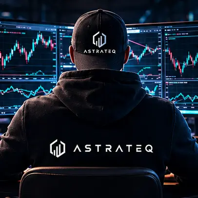 AstrateqFx trader analysing market charts